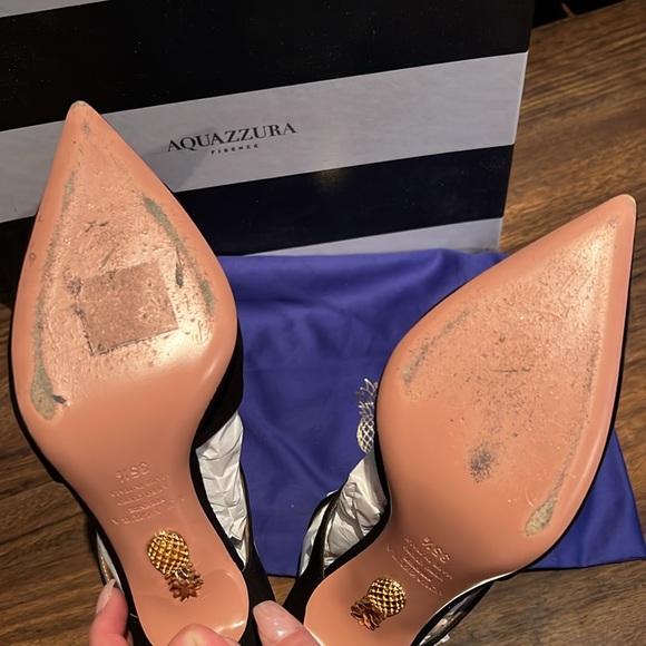 Authentic Aquazzura Viviana pump 85 - Picture 4 of 8